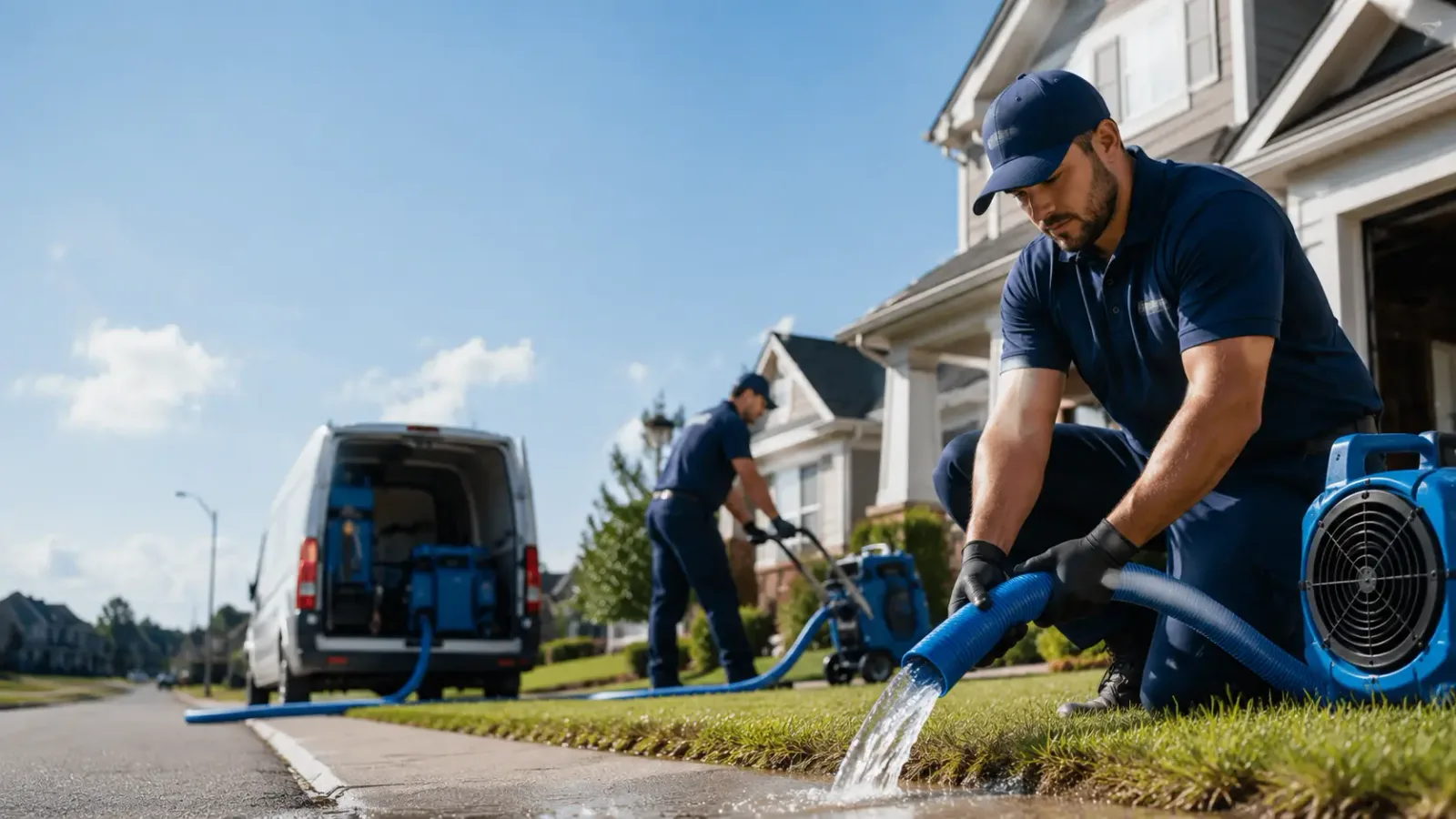 Flood Damage Restoration in New Bavaria, OH